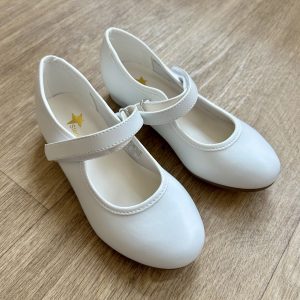Tap Shoes White Velcro Fasten
